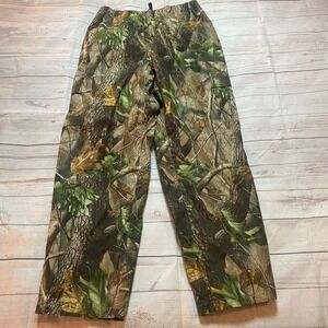 Field & Stream Pants Elastic Waist Real Tree Camo Hunting Outdoor Cargo Men's XL